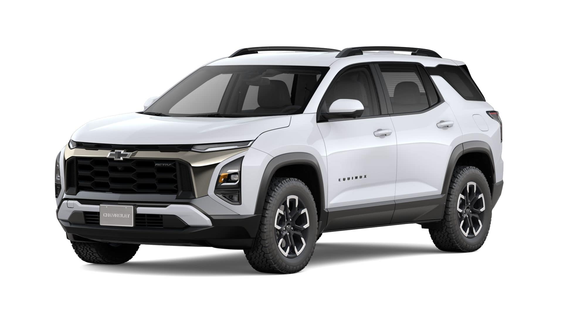 2027 Chevrolet Equinox ACTIV in Polar White Tricoat — front three-quarter view
