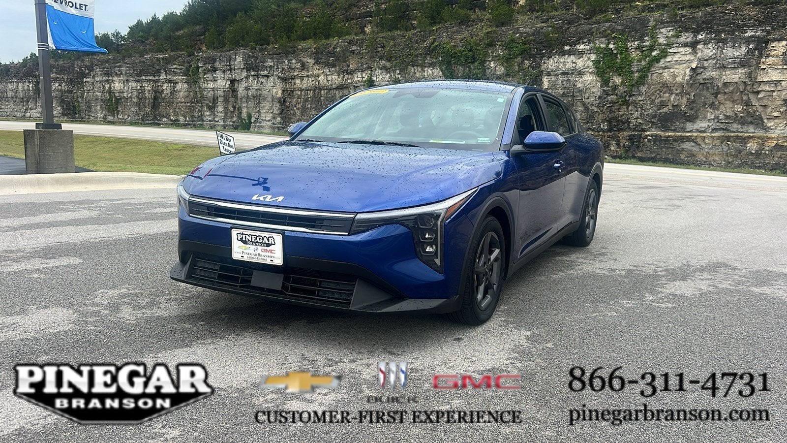 2025 Kia K4 — rear three-quarter view